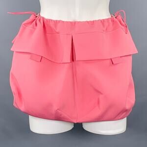 PRIVATE POLICY Size M Pink Polyester Bubble Cargo Skirt
